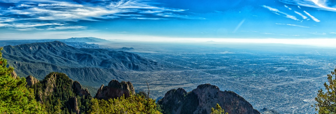 Bergpanorama rund um Albuquerque